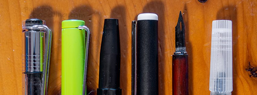 Different pens for drawing, sketching, and doodling